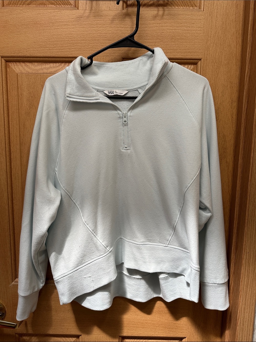 DSG Light Blue Half-Zip Fleece Pullover